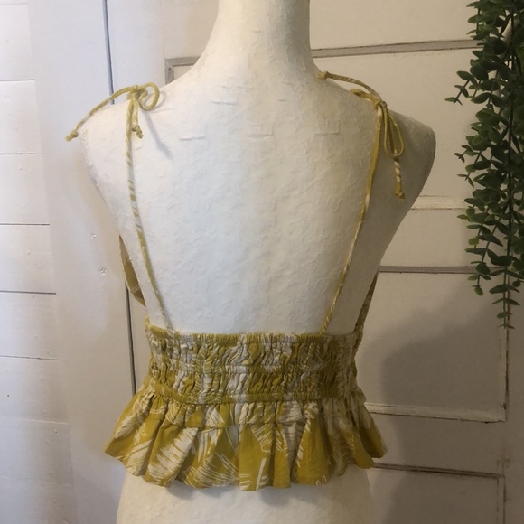 Womens XL Sim & Sam Cropped Top Spaghetti Straps Halter Sleeveless - Picture 3 of 10